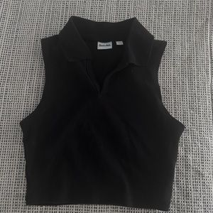 Aritzia Sunday best cropped sleeveless polo